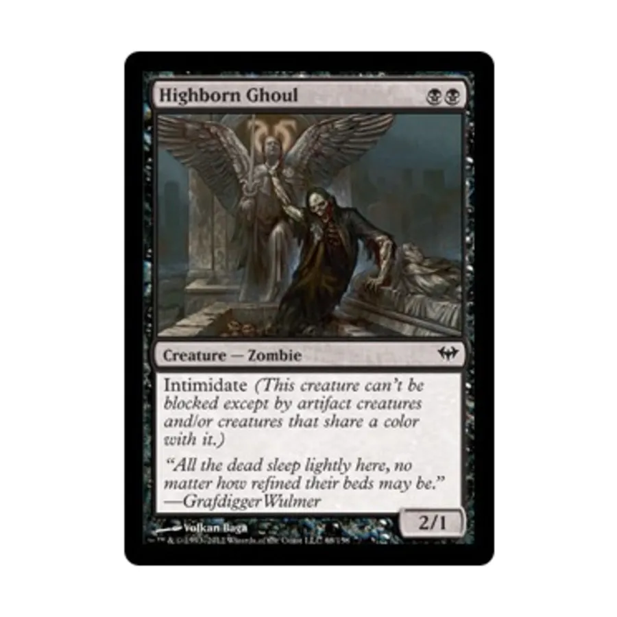 

CCG Высокорожденный Гуль (клавиша C), MTG - Dark Ascension