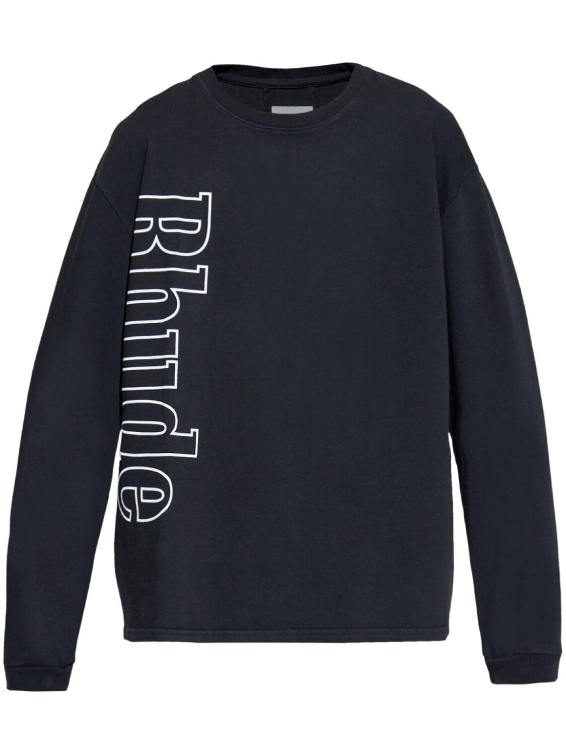 

RHUDE хлопковая толстовка с логотипом, черный