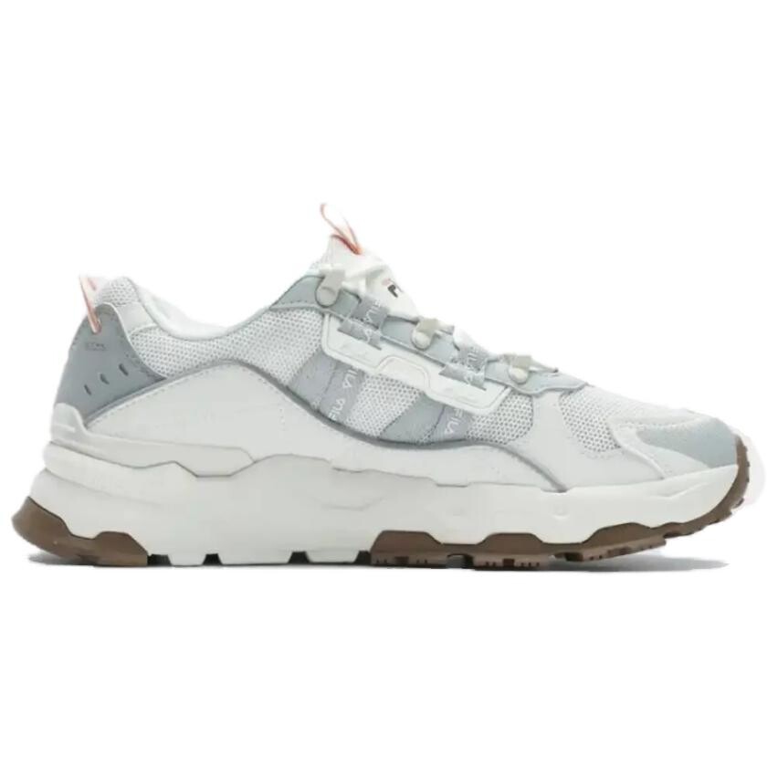 Кроссовки FILA Trek Chunky Sneakers Men Low-top White Agate Gray/snow White, белый — фото 2