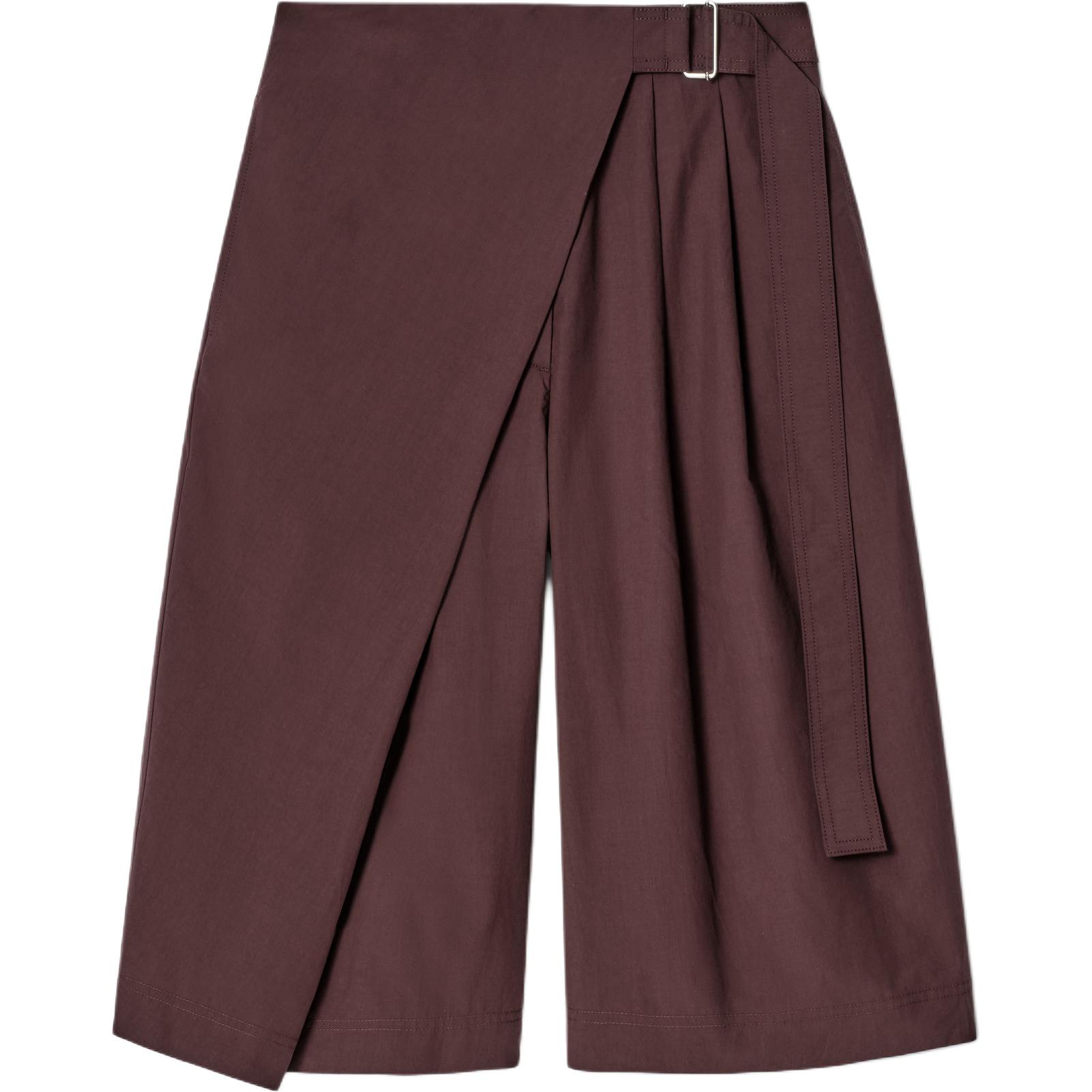 

COS Женские повседневные шорты бордового цвета