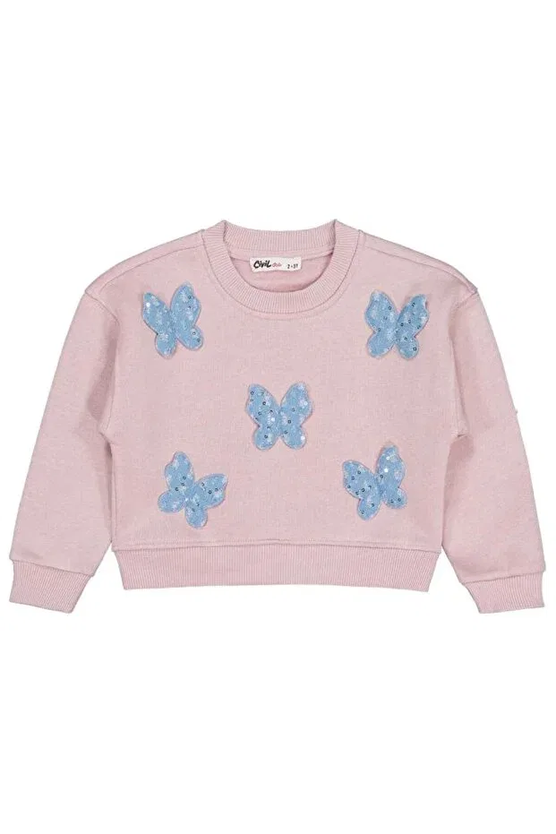 Детские свитшот для девочек с длинным рукавом Civil Girls, Light Rose Dried