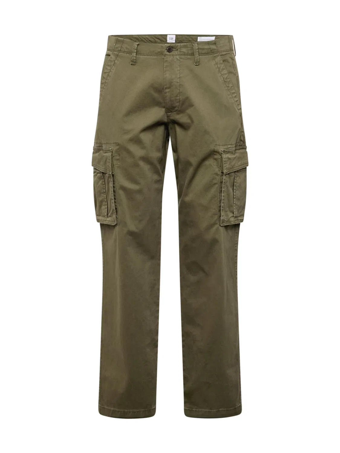 Брюки-карго Gap Regular, зеленый