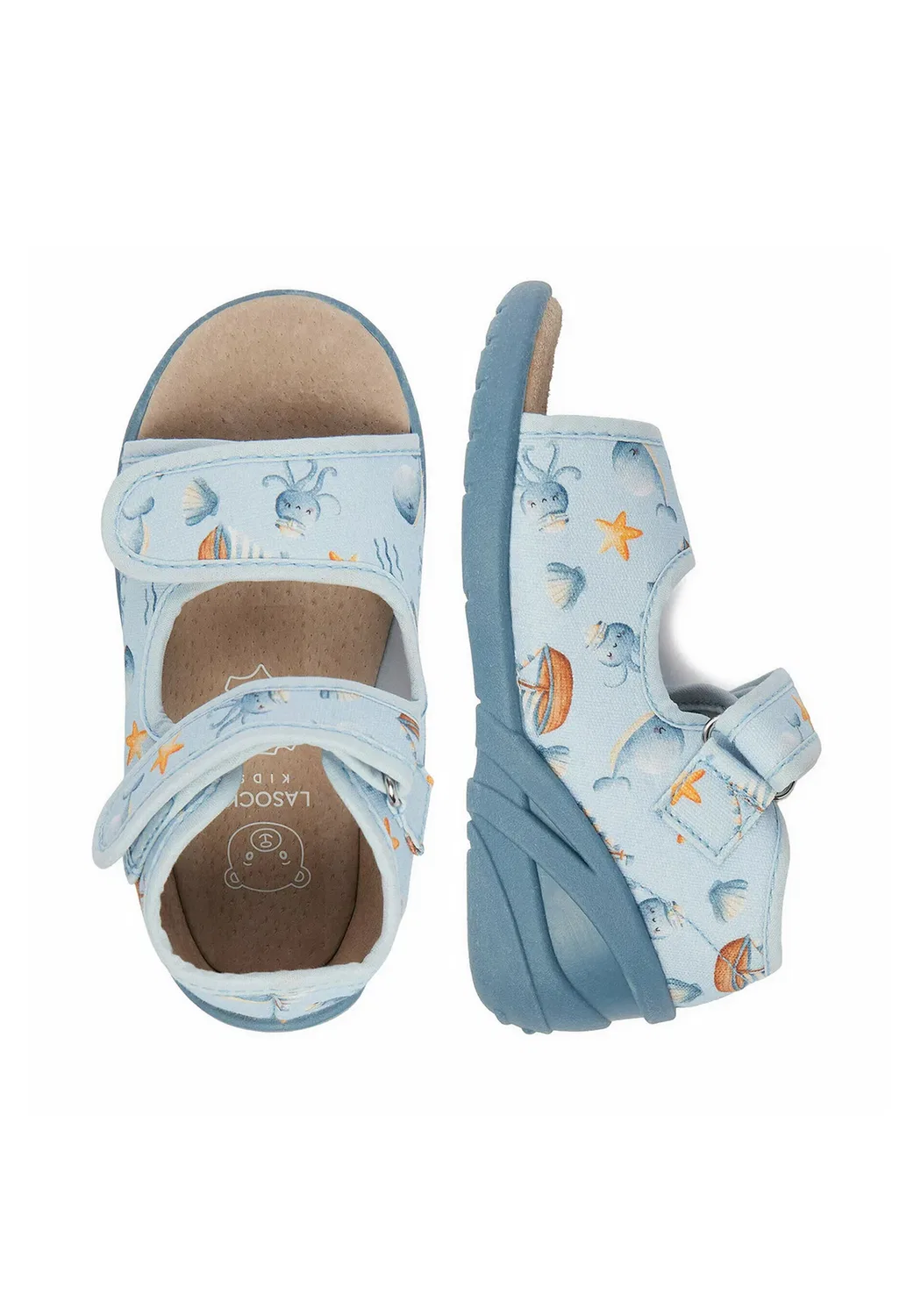 Детские тапочки унисекс -ceo-cm250723-1 - детская обувь Lasocki Kids, Blue — фото 3