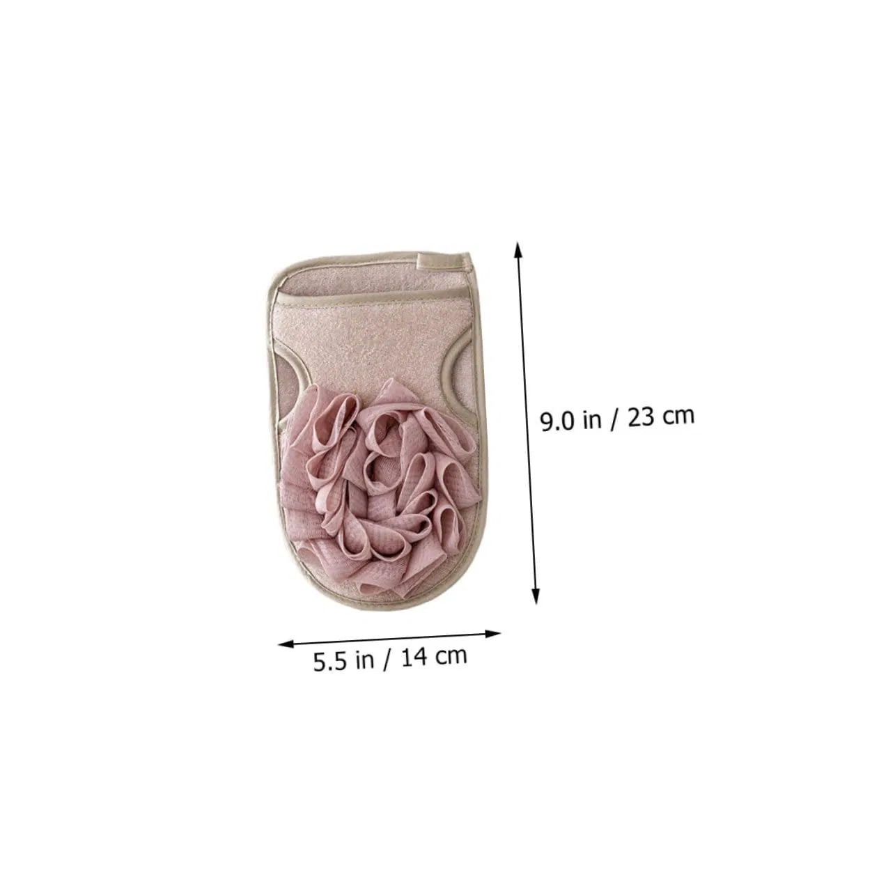 Перчатки для пилинга тела двусторонние, Vaguelly, 3 шт, 135 г, Sortierte Farbe — фото 2
