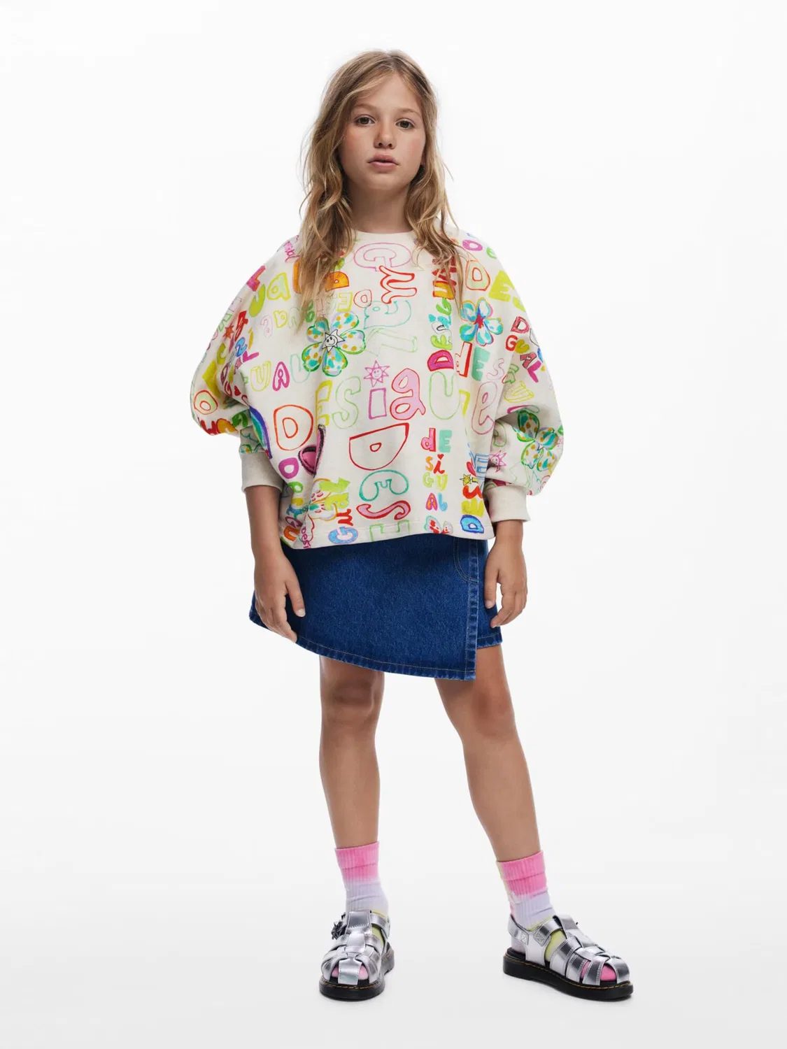 Толстовка Desigual белого цвета — фото 3