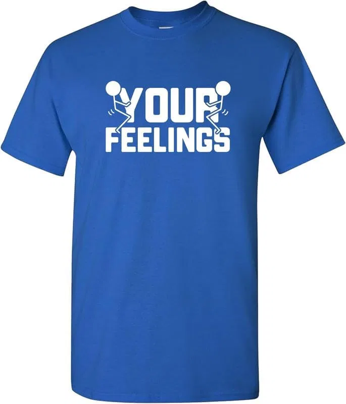 Женская футболка с принтом Feel Your Feelings Generic, Royal
