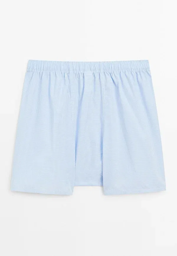 Боксеры хлопковые Massimo Dutti Light Blue, светло-голубой — фото 2
