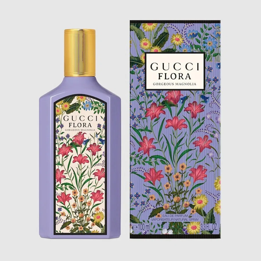 Парфюмерная вода Gucci Flora Gorgeous Magnolia, 100 мл — фото 2