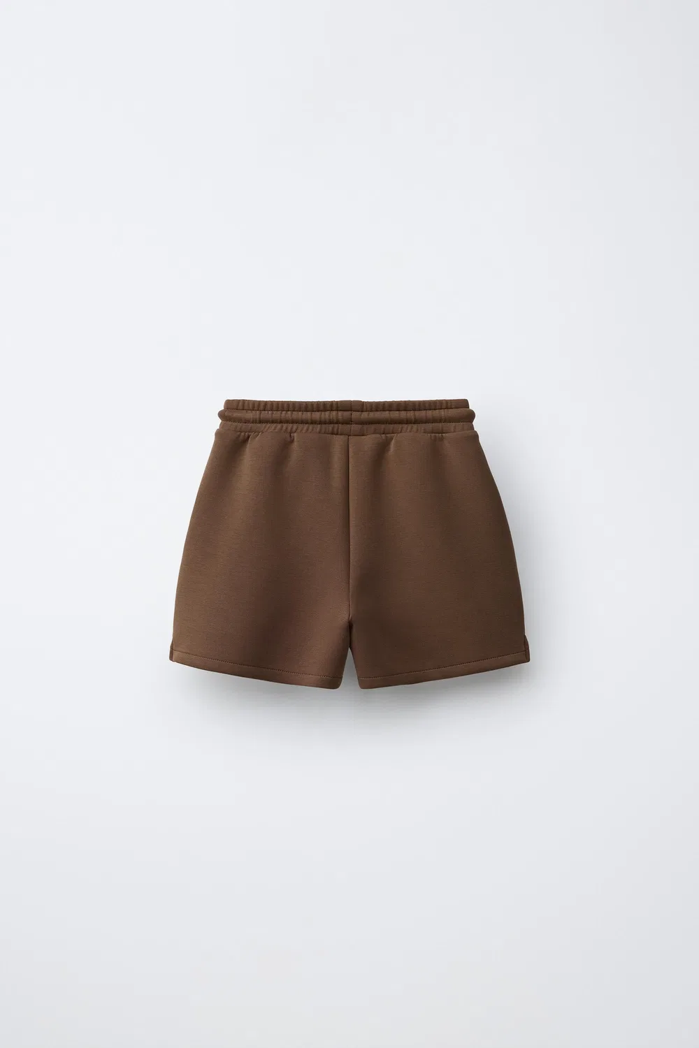 Бермудские шорты из трикотажа с этикеткой ZARA, Brown — фото 2