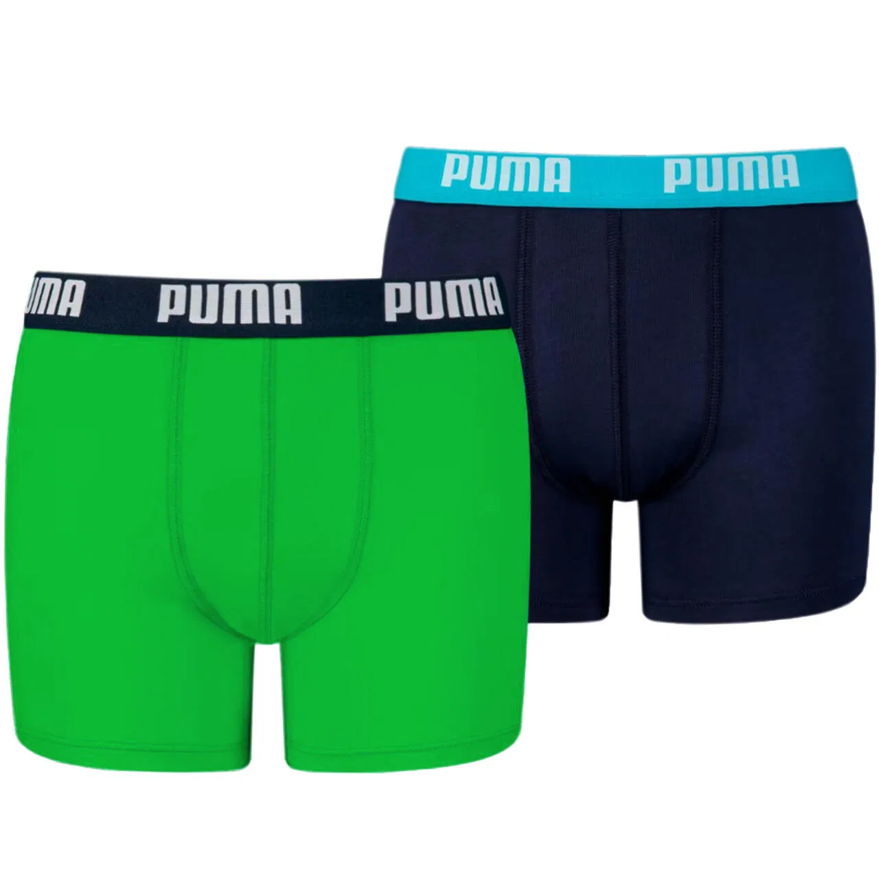 Детские боксеры Puma, цвет Dark Blue Green Multicolor