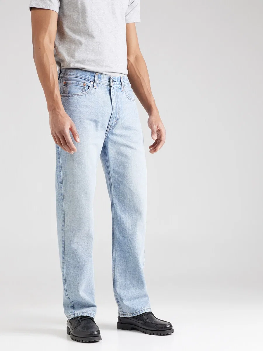 Джинсы LEVI'S свободного кроя, синего и индиго цвета — фото 3