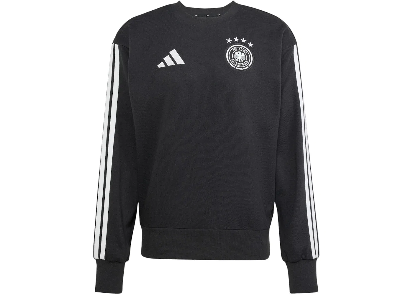 Мужской свитшот с длинным рукавом Adidas Germany DNA Crew Sweatshirt Adidas, Black