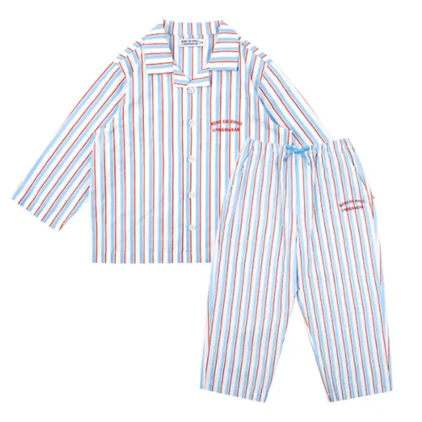 Пижама детская, синий полоска, bu53uj301 Bebedepino Underwear