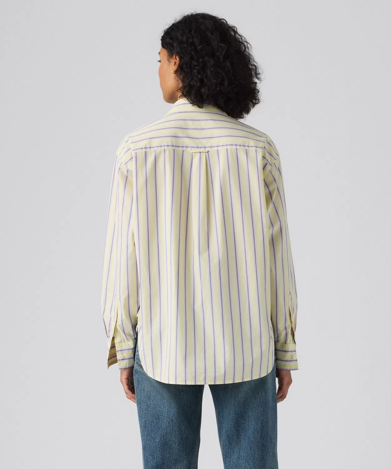 Женская рубашка-бойфренд с длинным рукавомLevi's Harlee Boyfriend Shirt, Желтая — фото 3