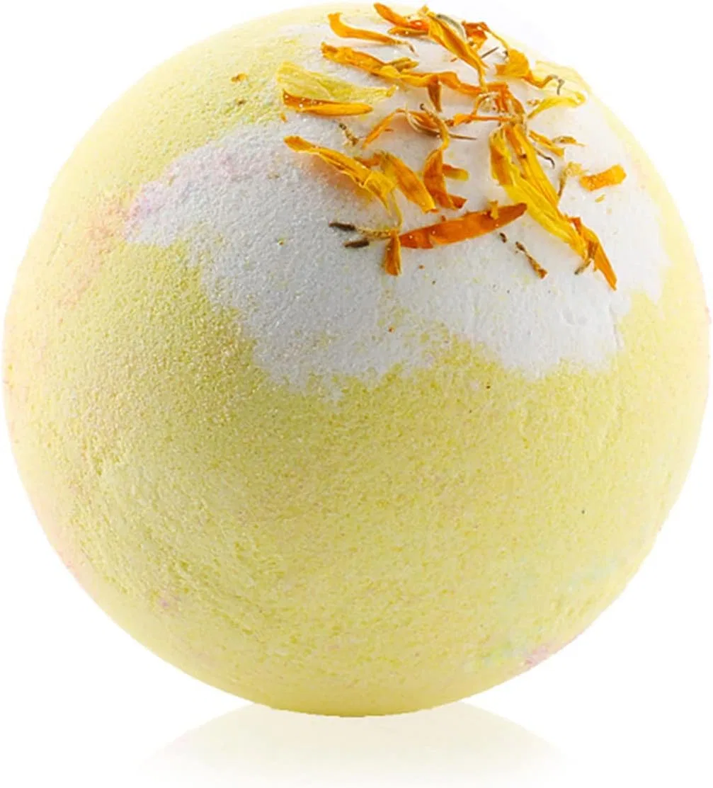 Бомбочка для ванны с эфирными маслами Zkydhbd, 1 шт, White Yellow