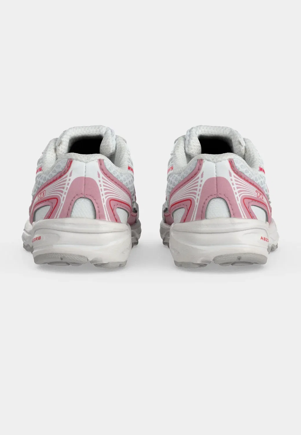 740 унисекс - детская обувь New Balance, White/Pink Taffy/Team Red/Earth Pink Tint — фото 4