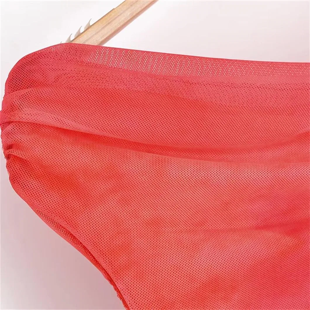 Женское платье с цветочным принтом Slim Fit, Red — фото 4