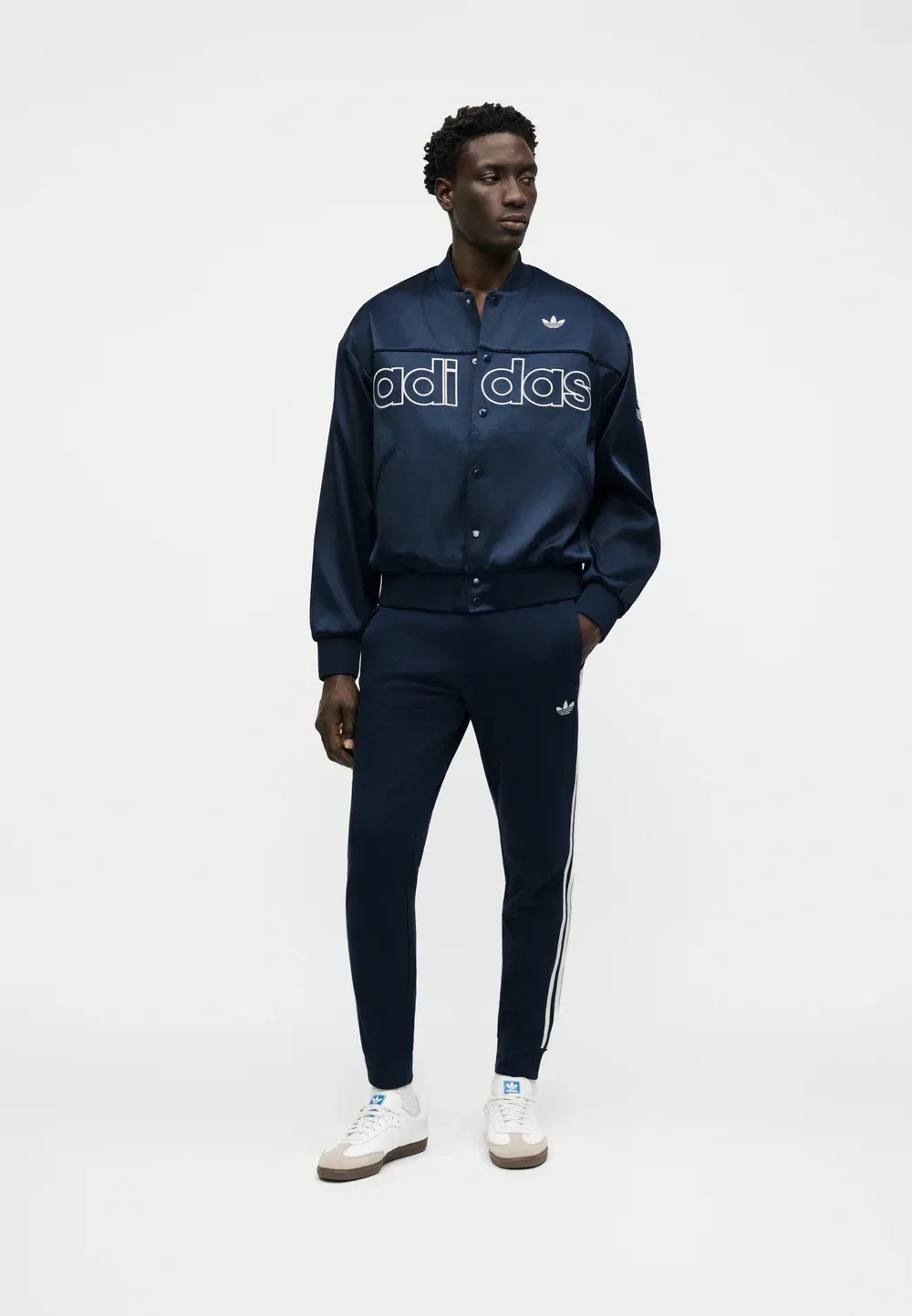 Куртка в университетском стиле - легкая куртка Adidas Originals, Night Indigo — фото 3