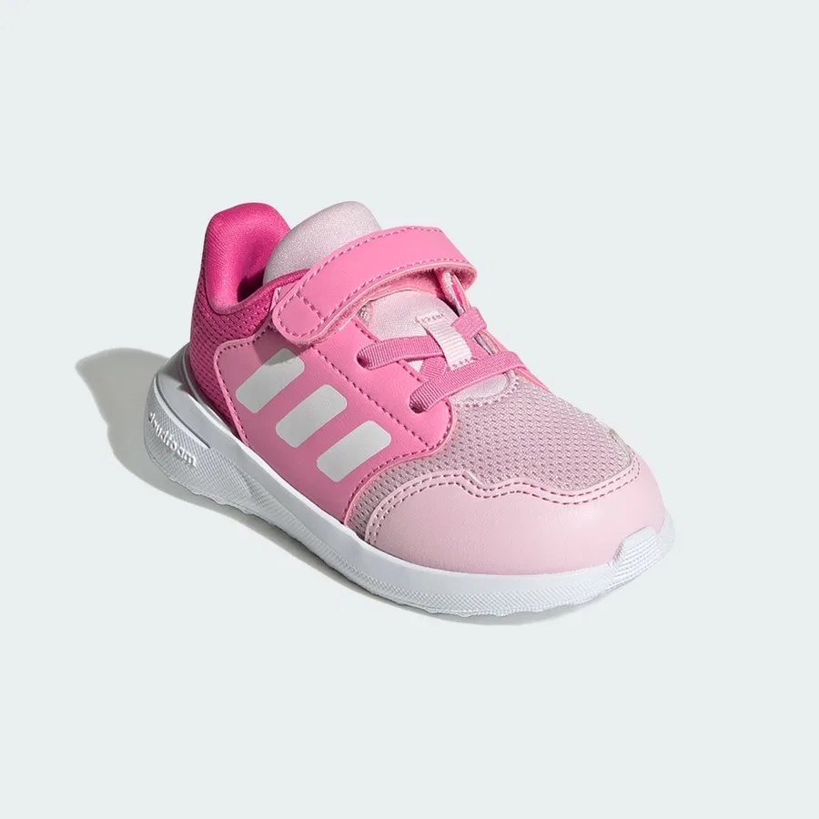 Детские спортивные кроссовки с принтом Tensaur Run 3.0 adidas, Розово-белый — фото 4