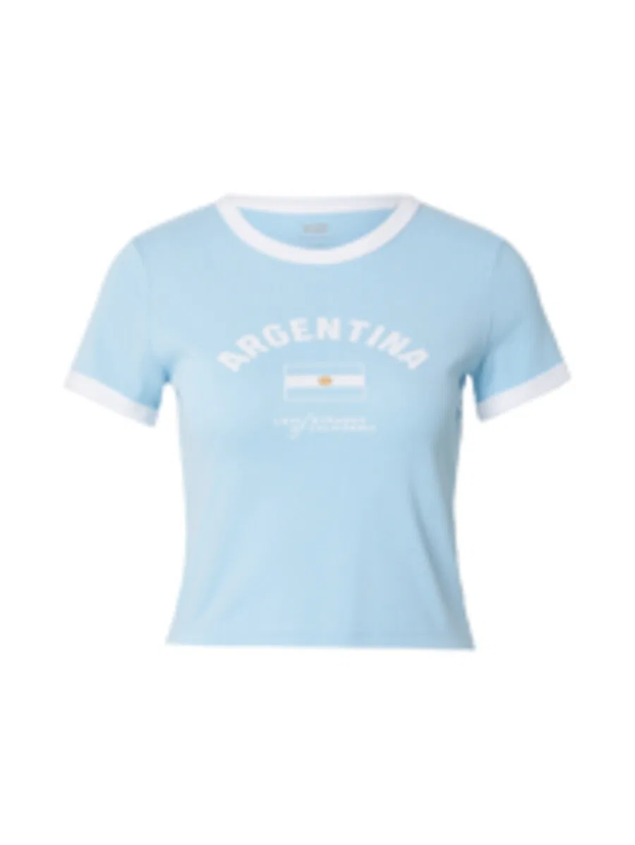 Футболка LEVI'S 'Argentina Ringer Tee' желтого цвета