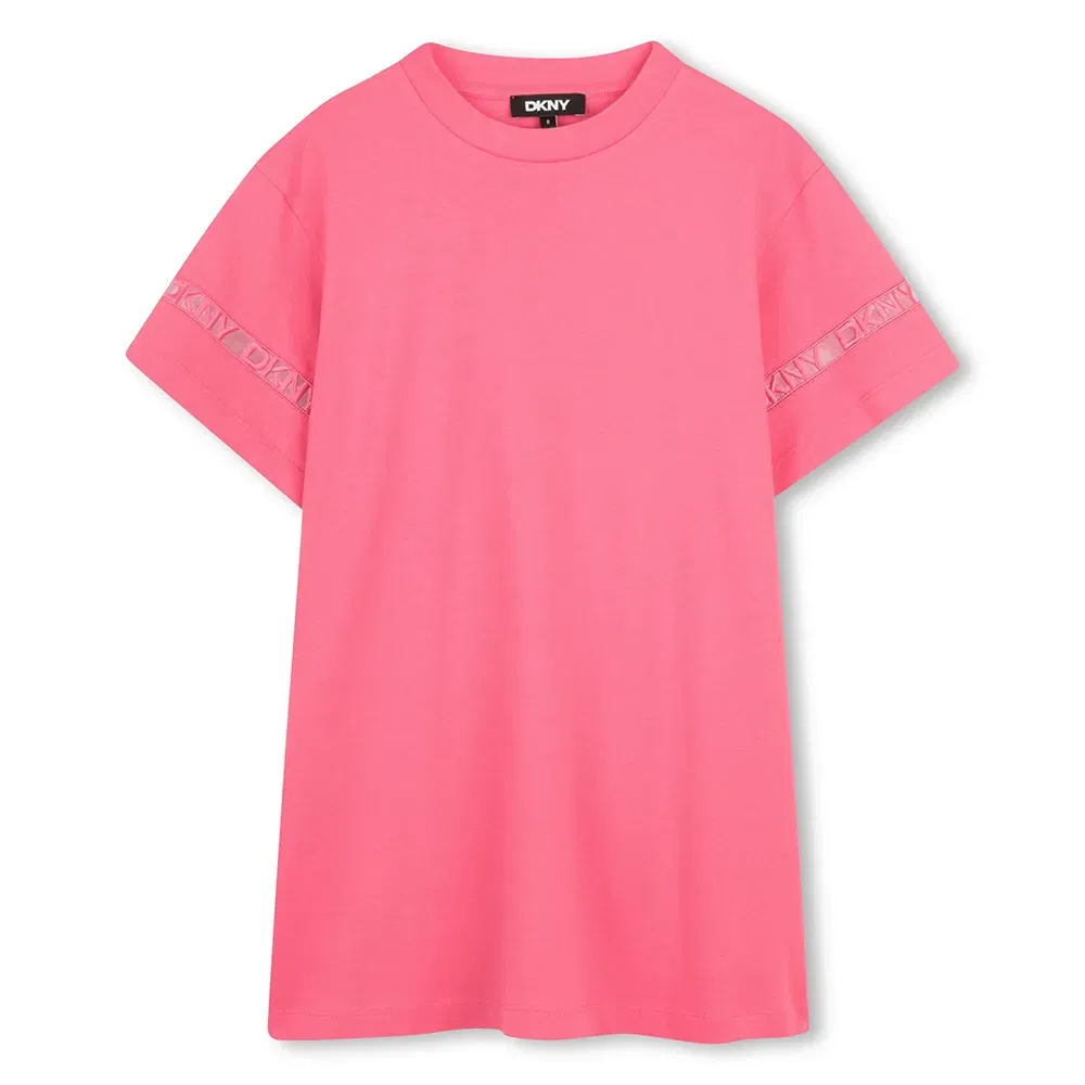 Платье с коротким рукавом D62600 DKNY, розовый