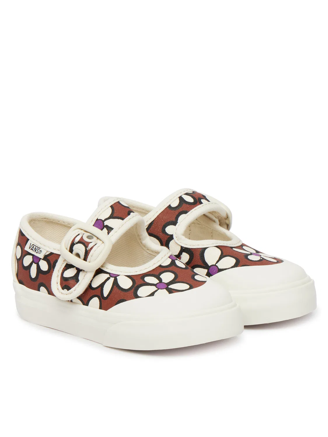 Балетки для девочки Mary Jane Vans, коричневый — фото 2