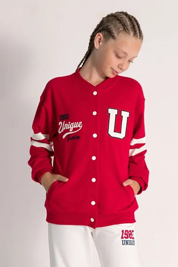 Детский кардиган для девочек хлопковый Basics Dmb Boys & Girls, Red