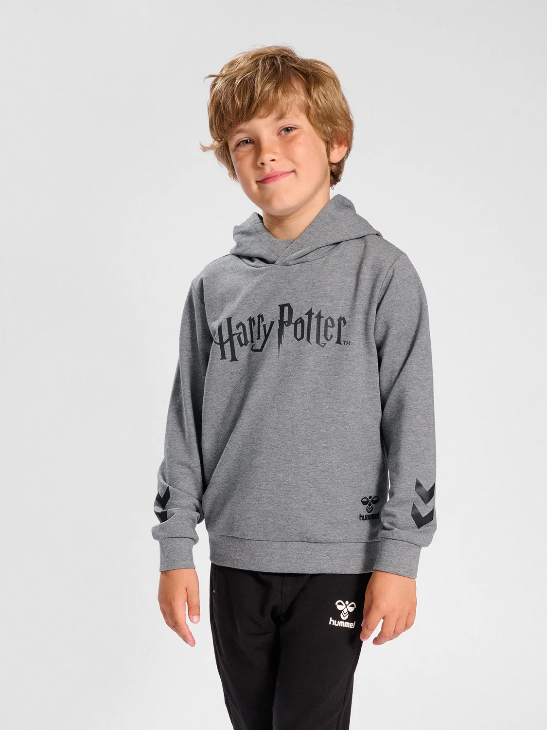 Детское худи с принтом Hmlharry Hummel, Schiefergrau