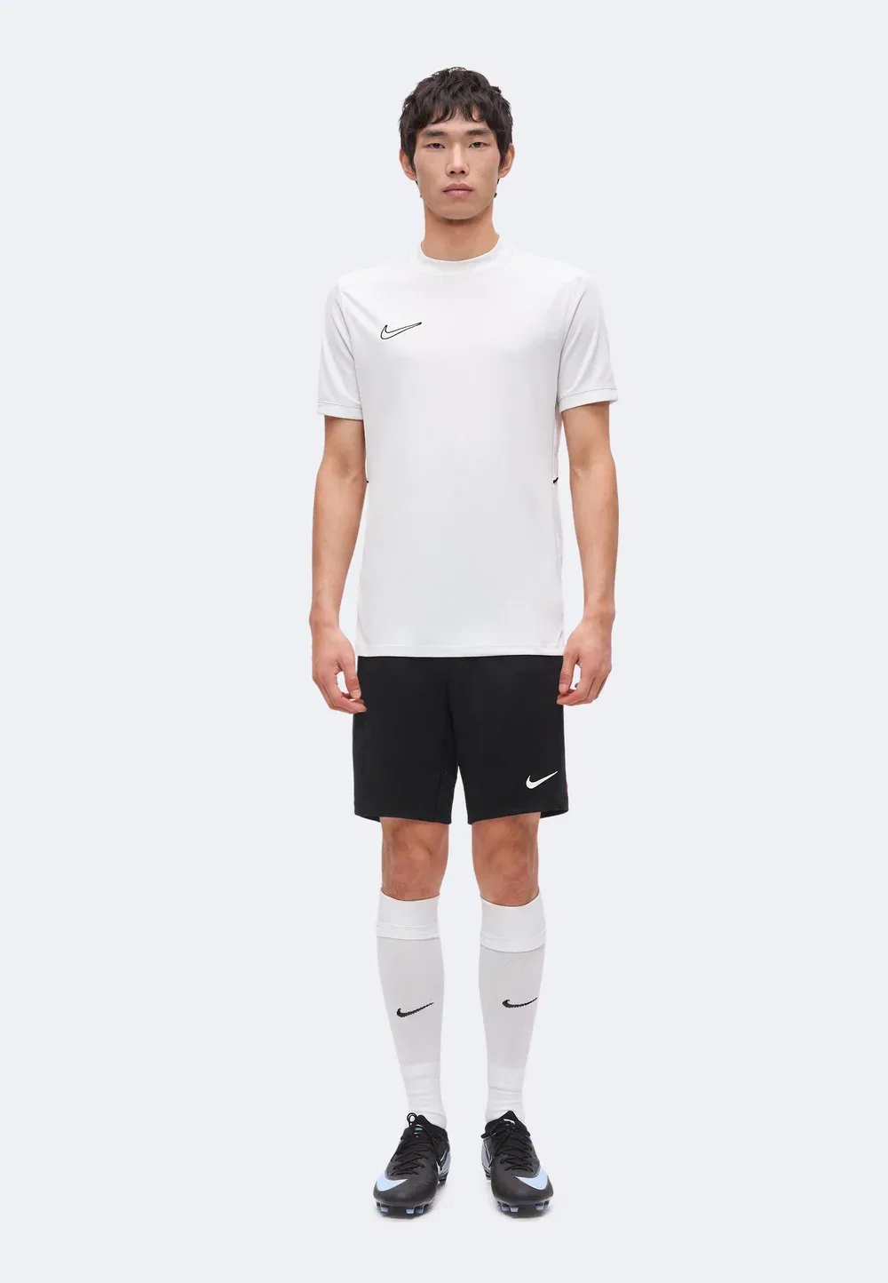 Мужские шорты сборной Турции - форма национальной команды Nike Performance, Black/Sport Red/White — фото 2