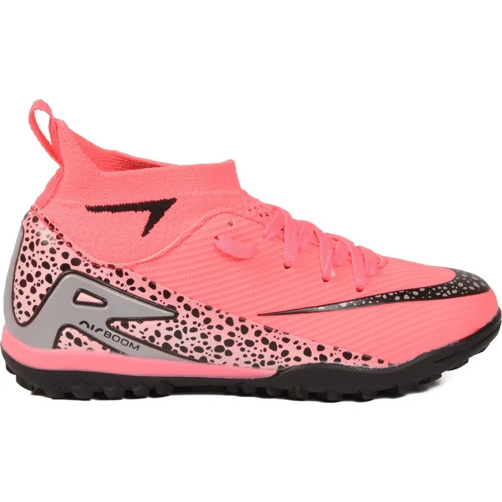 Детские футбольные бутсы для мальчиков с высоким голенищем, Pink Black, Süperfly F-P Laliga