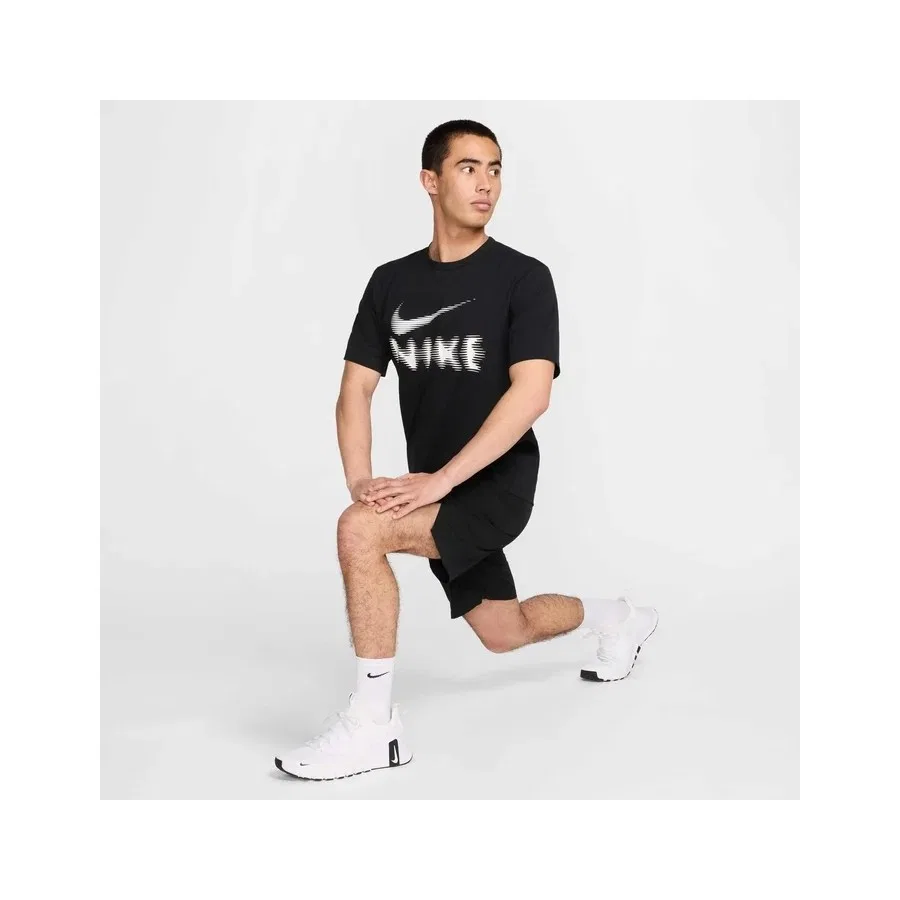 Футболка спортивная с коротким рукавом Hyverse Dri-Fit Nike, Черный — фото 2