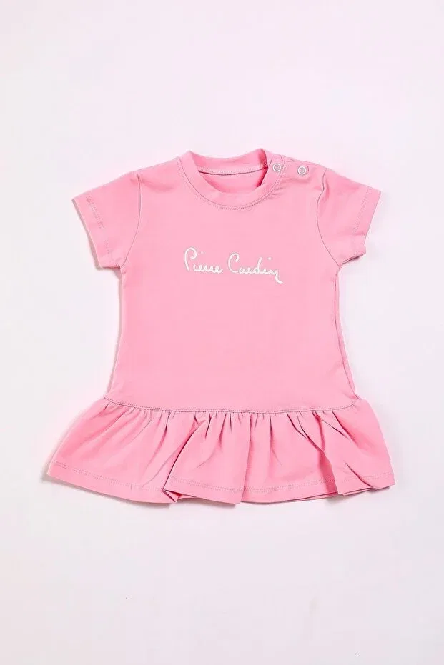 Детское платье для девочек хлопковое Pierre Cardin, Pink — фото 2