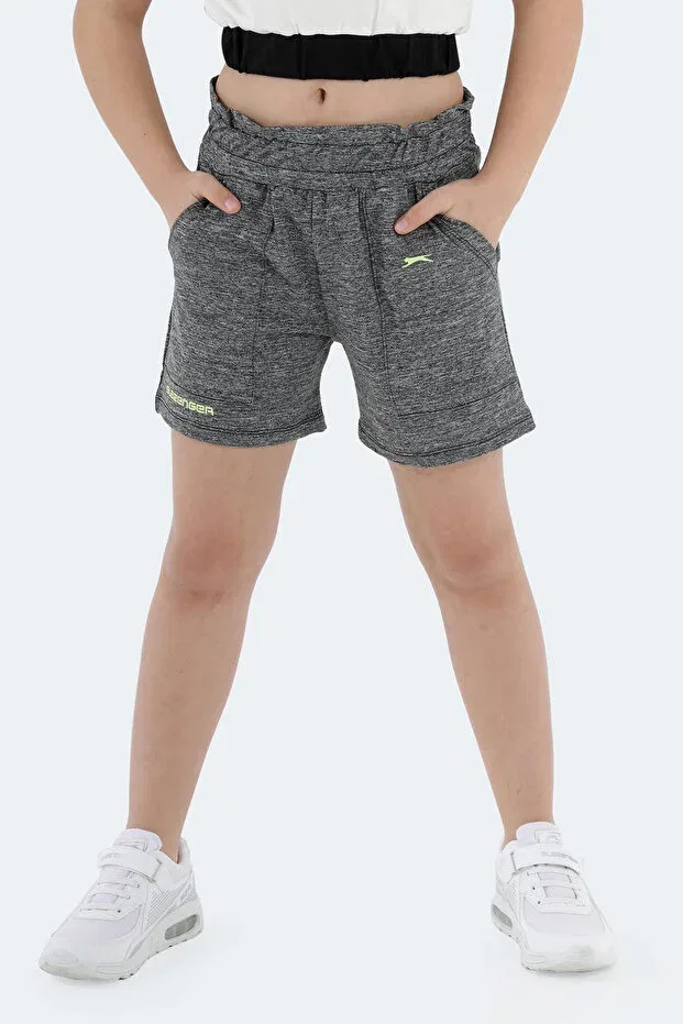 Детские шорты для девочек однотонные Slazenger, K.Gray — фото 3