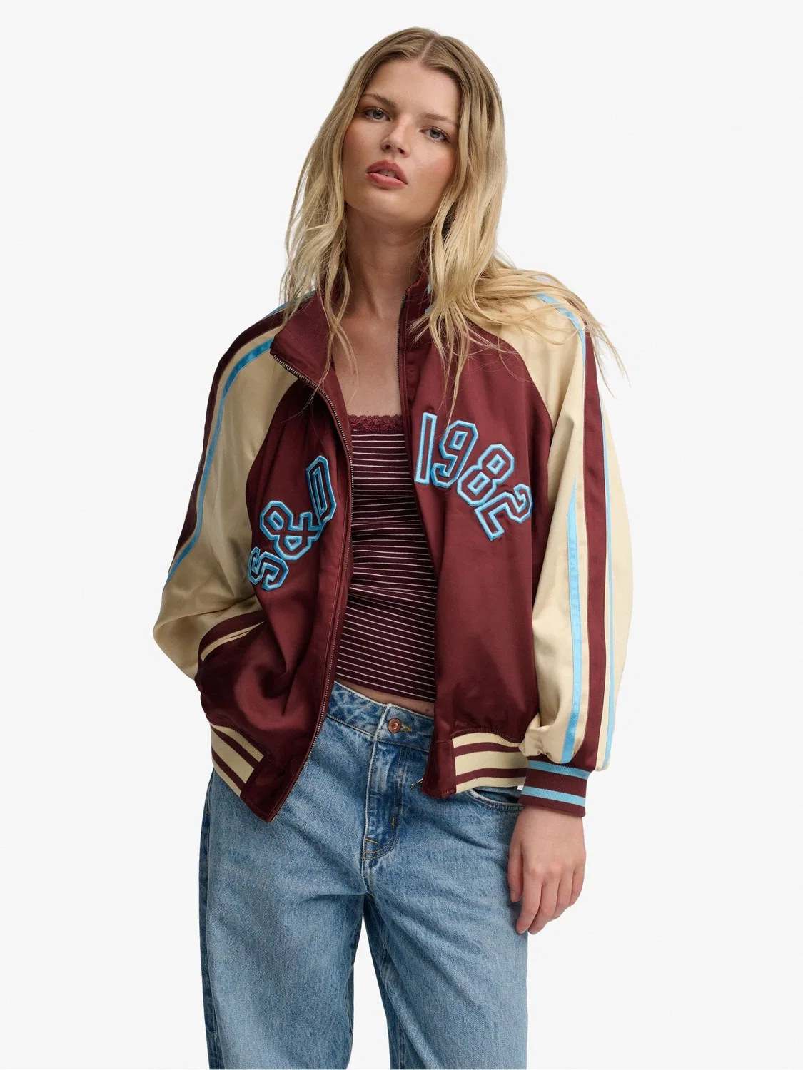 Куртка Oversized, Suika Track Jacket Superdry, Красный