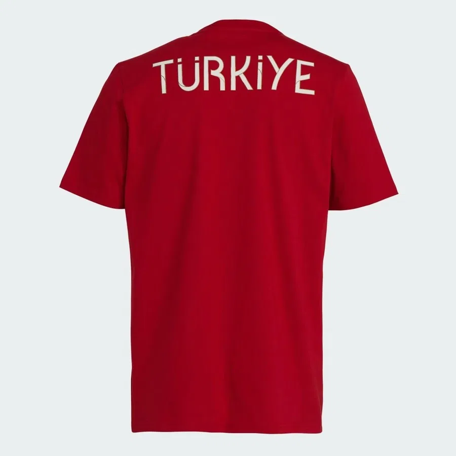 Футболка с коротким рукавом adidas TURKIYE TEE C M, Мужская, Фиолетовый — фото 2