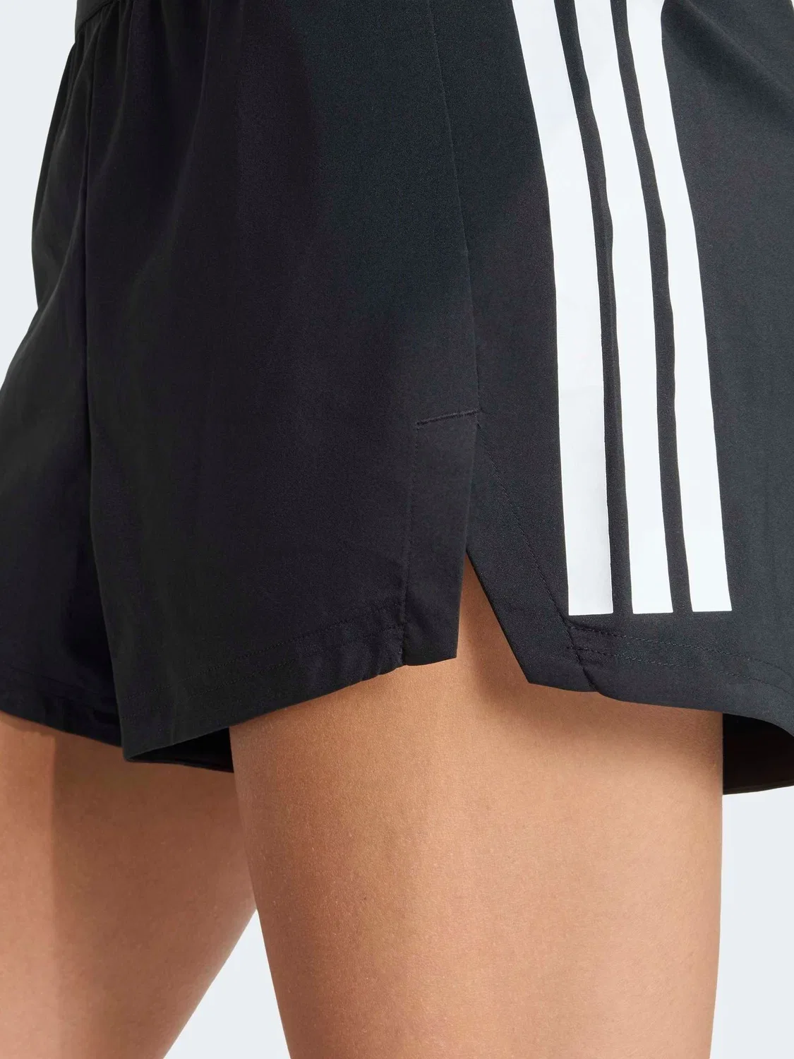 Шорты тренировочные Hyperglam 3-Stripes Woven adidas, черный — фото 4