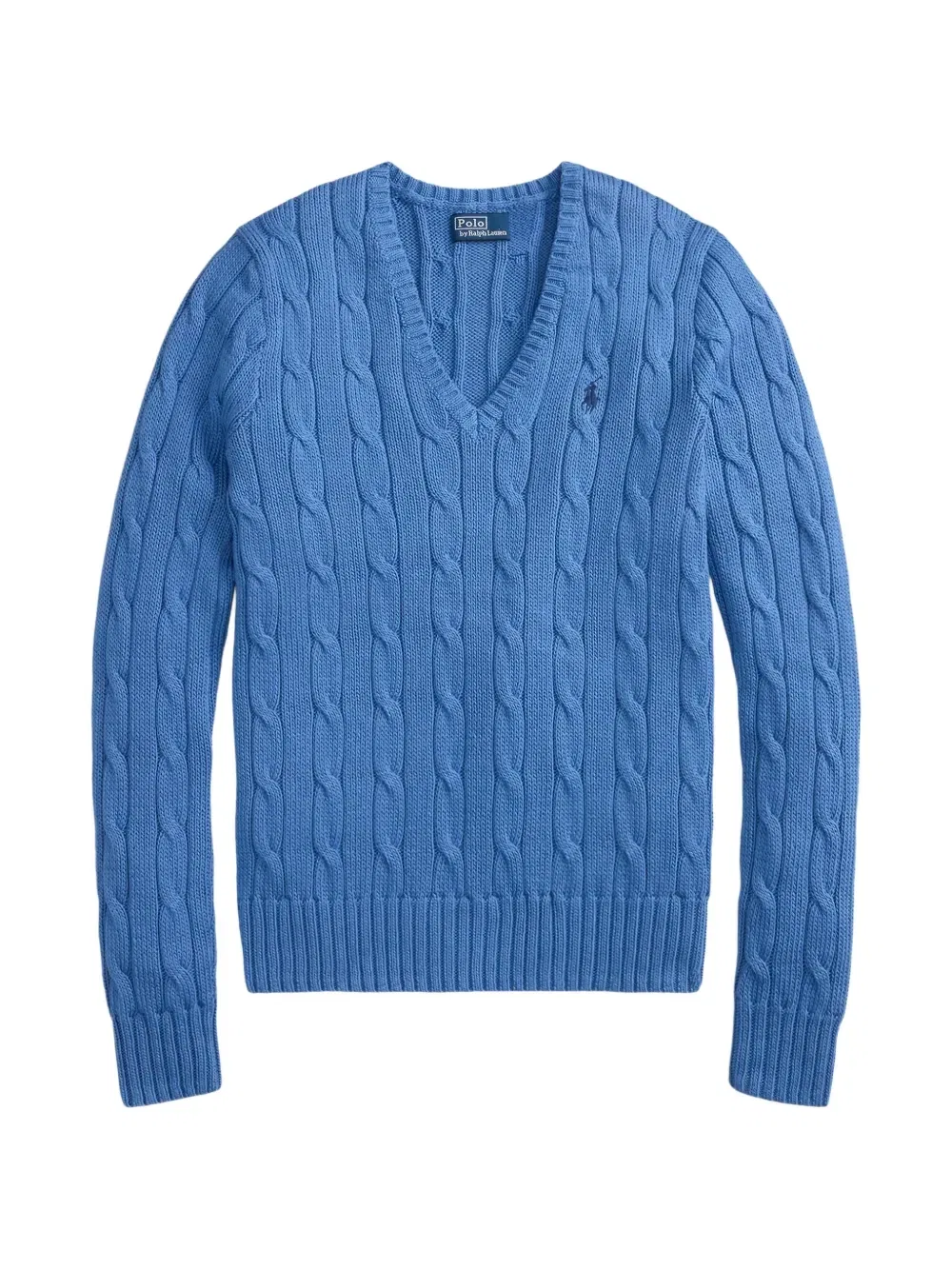 Свитер с V-образным вырезом Polo Ralph Lauren, синий