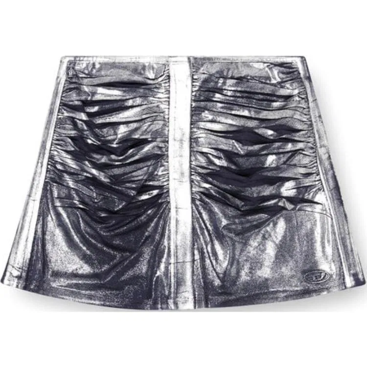 Женская юбка Casual Short Skirts с принтом O Iama Skirt DIESEL, Gray