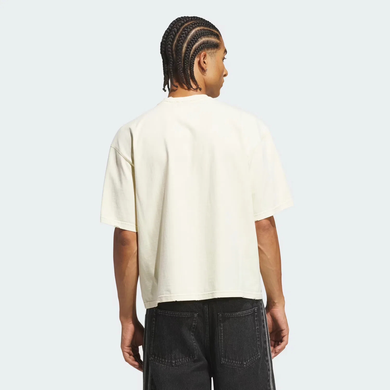 Мужская футболка с принтом Originals AOA Graphic Tee Adidas Originals, ванильный — фото 2