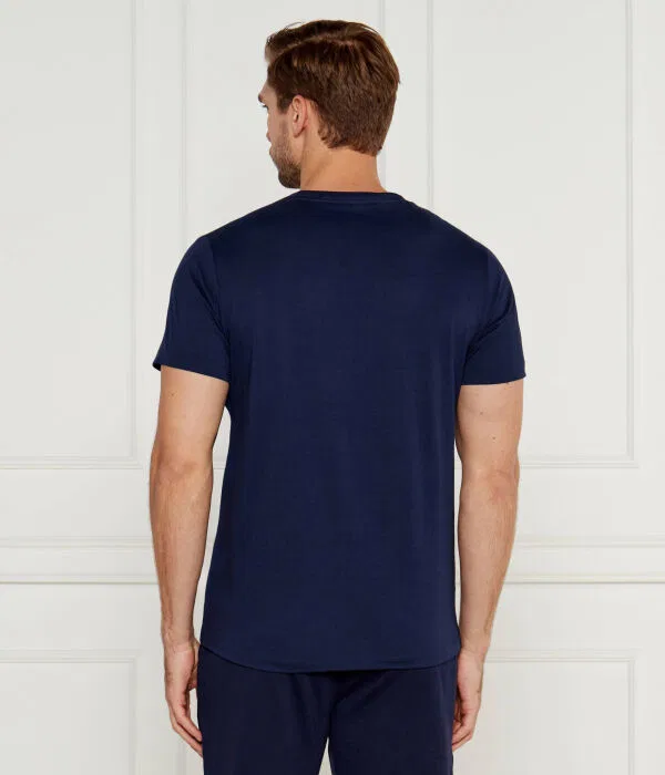 Мужская футболка хлопковая Polo Ralph Lauren, Blu Marino — фото 3