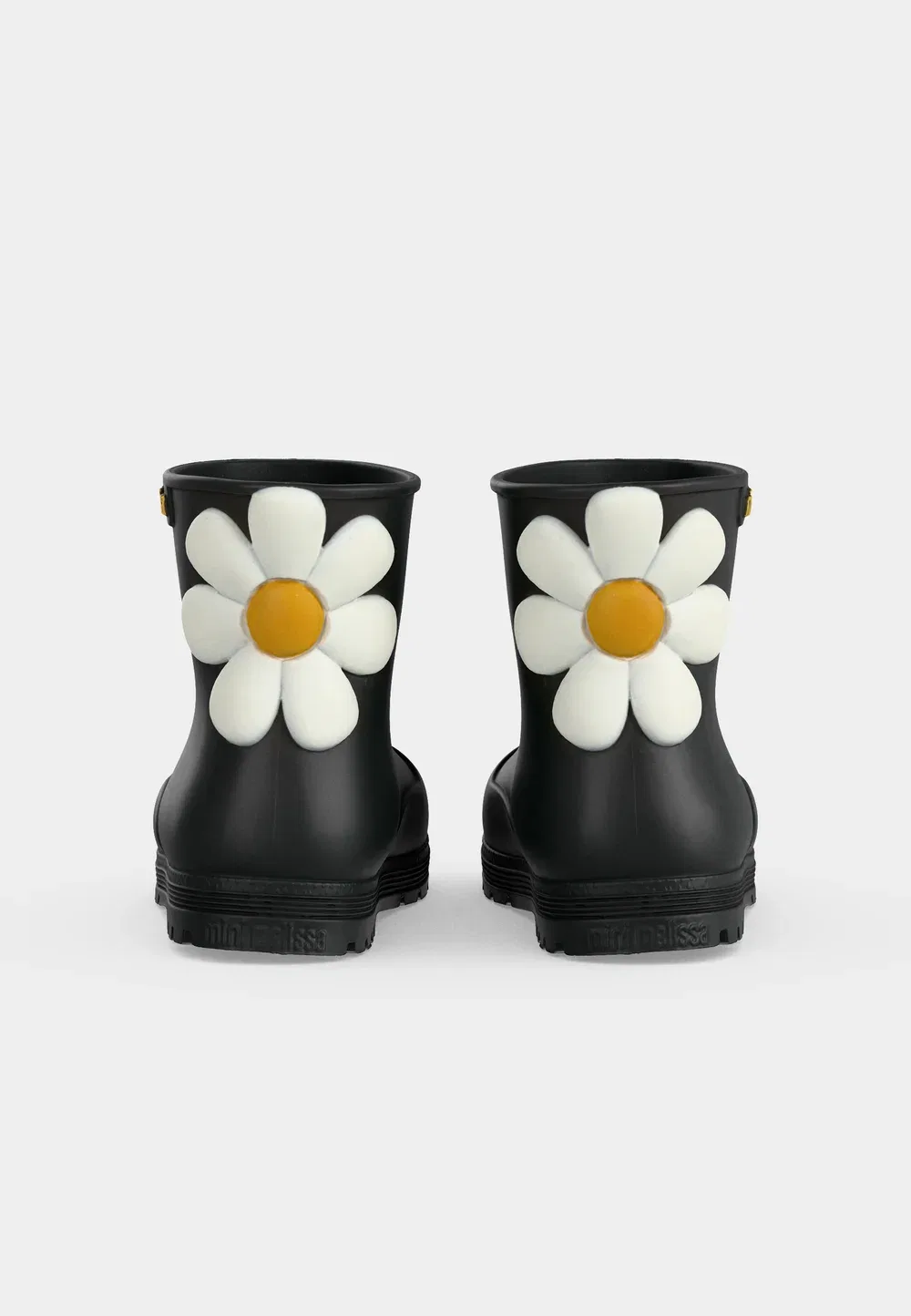 Резиновые сапоги - резиновые сапоги Mini Melissa, Black/White — фото 4
