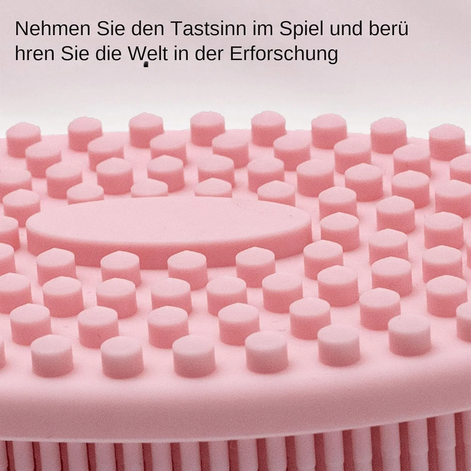 Generic Силиконовая щетка для ванны, Pink — фото 4