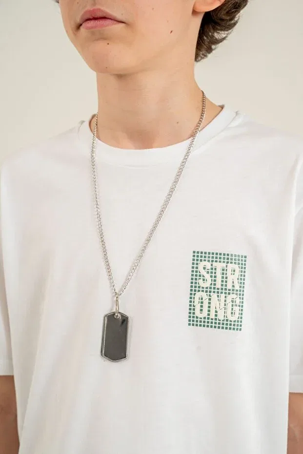 Детский комплект для мальчиков с принтом Strong printed Mışıl Kids, Green — фото 4