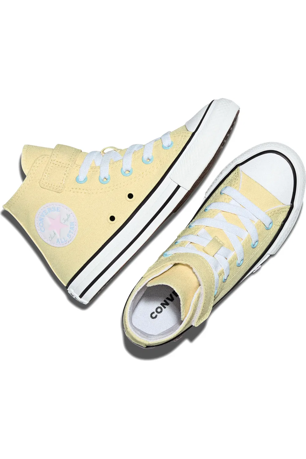 Кеды детские на липучке Chuck Taylor All Star Easy On Converse, Golden View/White/Black — фото 4