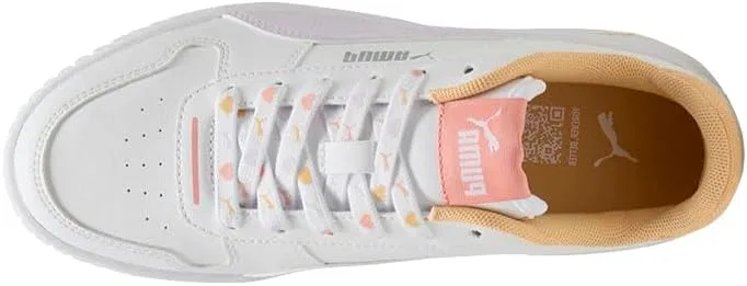 Детские кроссовки для девочек с принтом Carina Street Lacey PUMA, White — фото 4