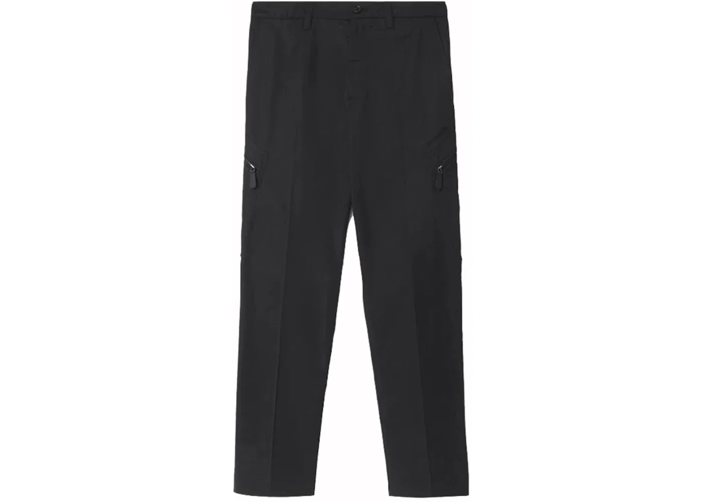 Мужские брюки прямого кроя Trousers Burberry, Black