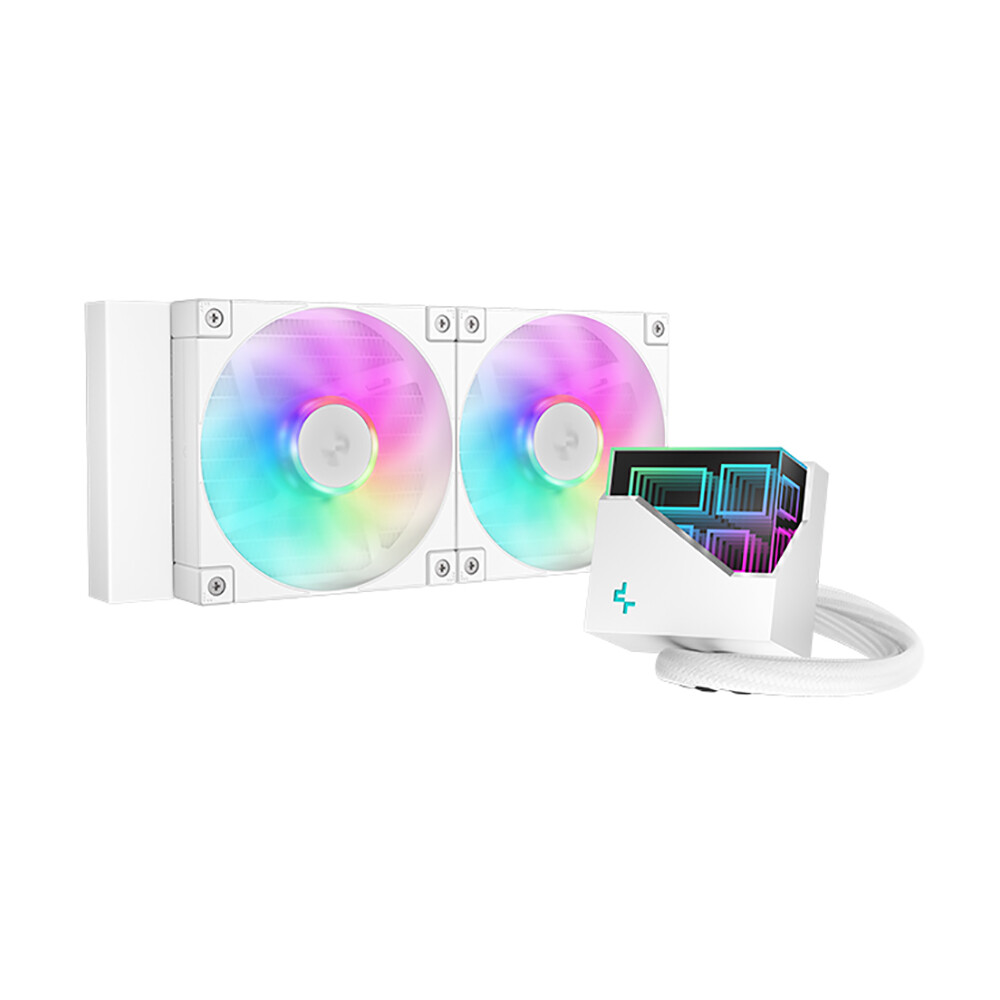 

Система водяного охлаждения DeepCool LT240 WH ARGB, белый