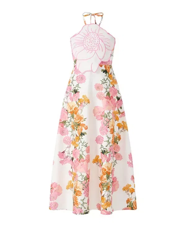 Детское платье для девочек с цветочным принтом Alessia Marlo Kids, Floral