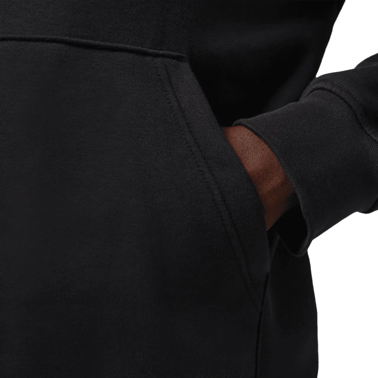 Толстовка мужская Chicago City Fleece Pullover Jordan, черный/белый — фото 4