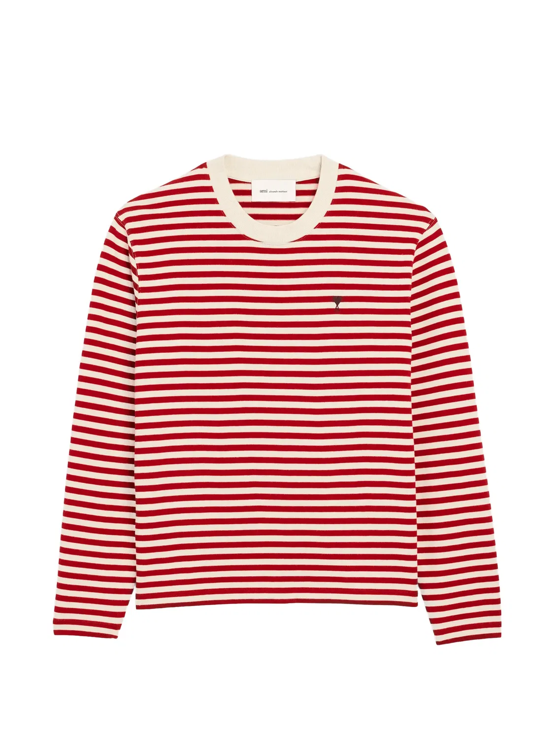 Футболка Mariniere с монограммой Ami de Coeur Ami Paris, красный